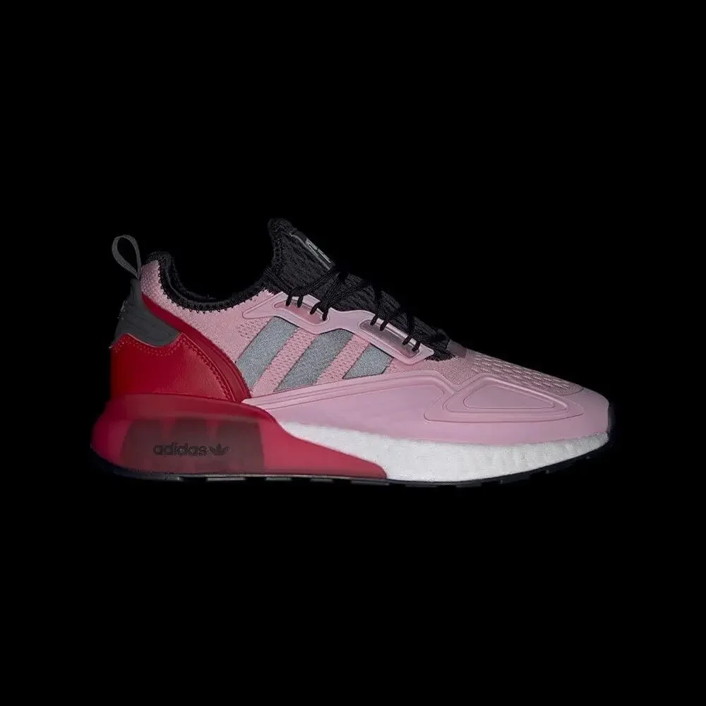 ADIDAS NINJA ZX 2K BOOST SHOES MEN'S, PINK, SIZE 13.5